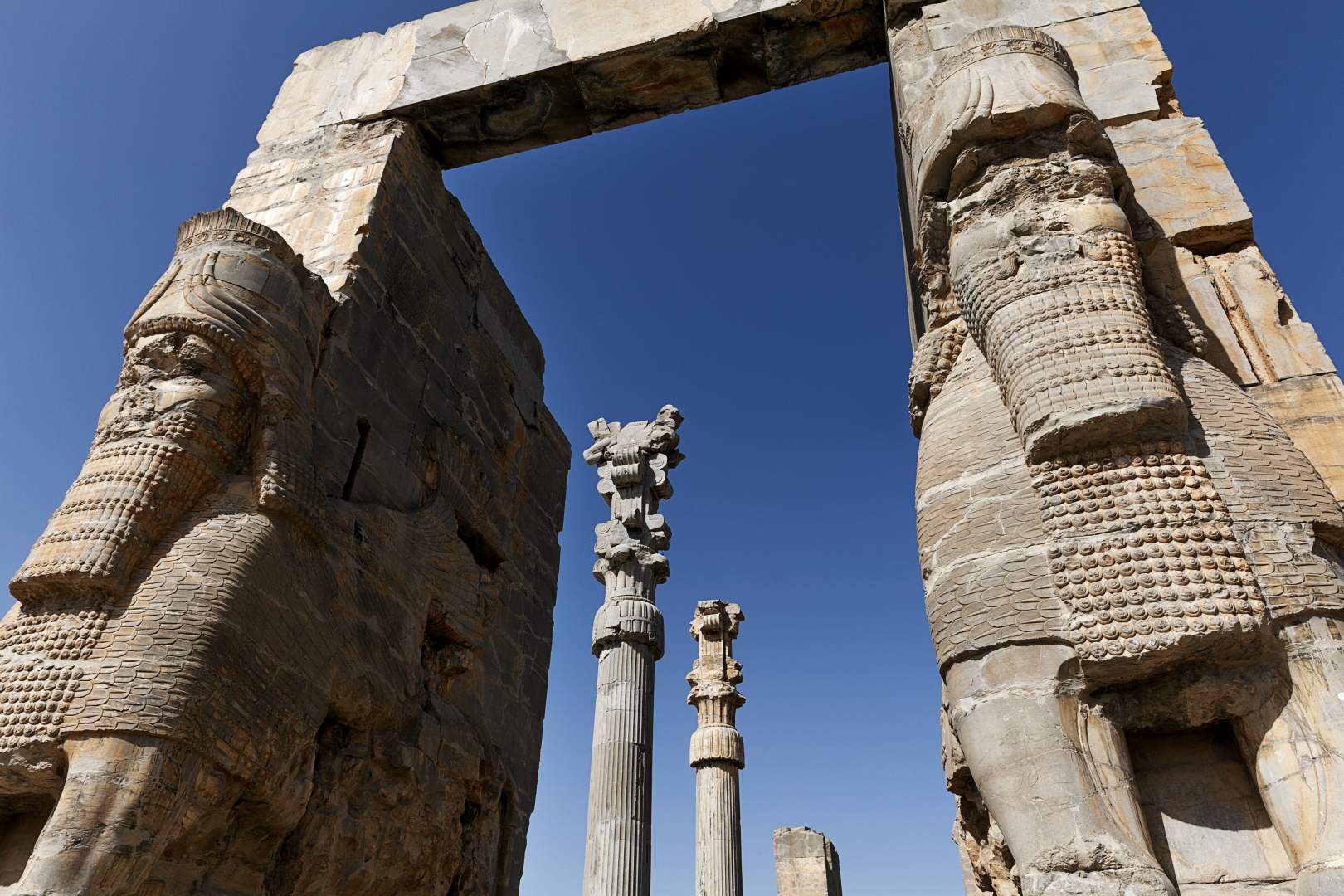Ancient Persepolis Gate in Iran